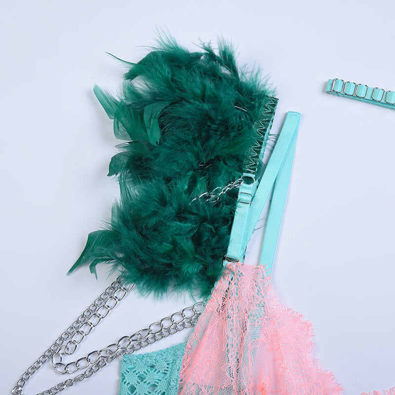 Green Diamond Mesh Br