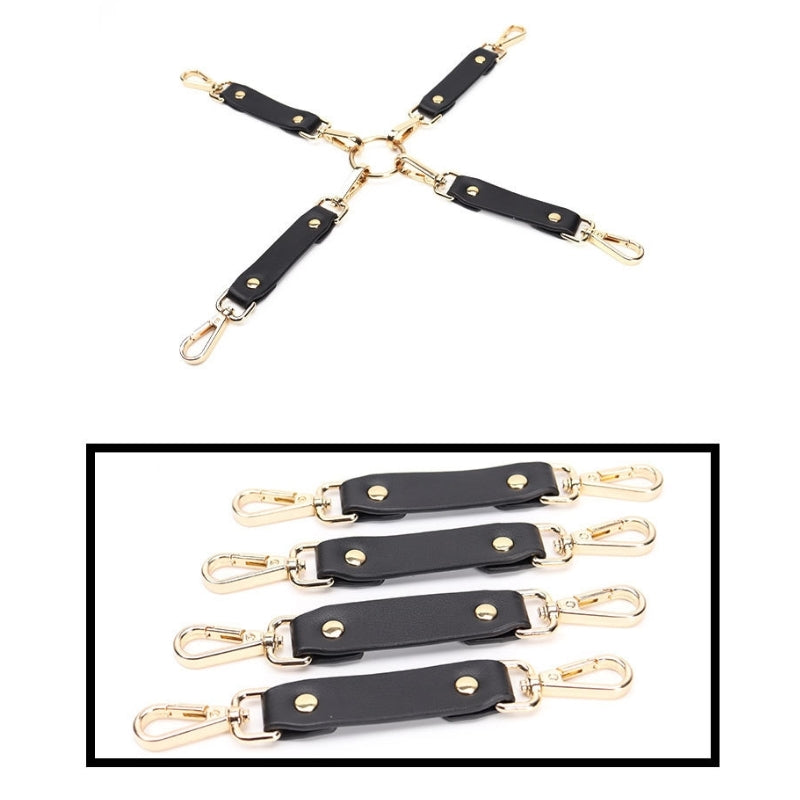 Wholesale Frisky Bedroom Restraint Kit with Rivet Decor-8