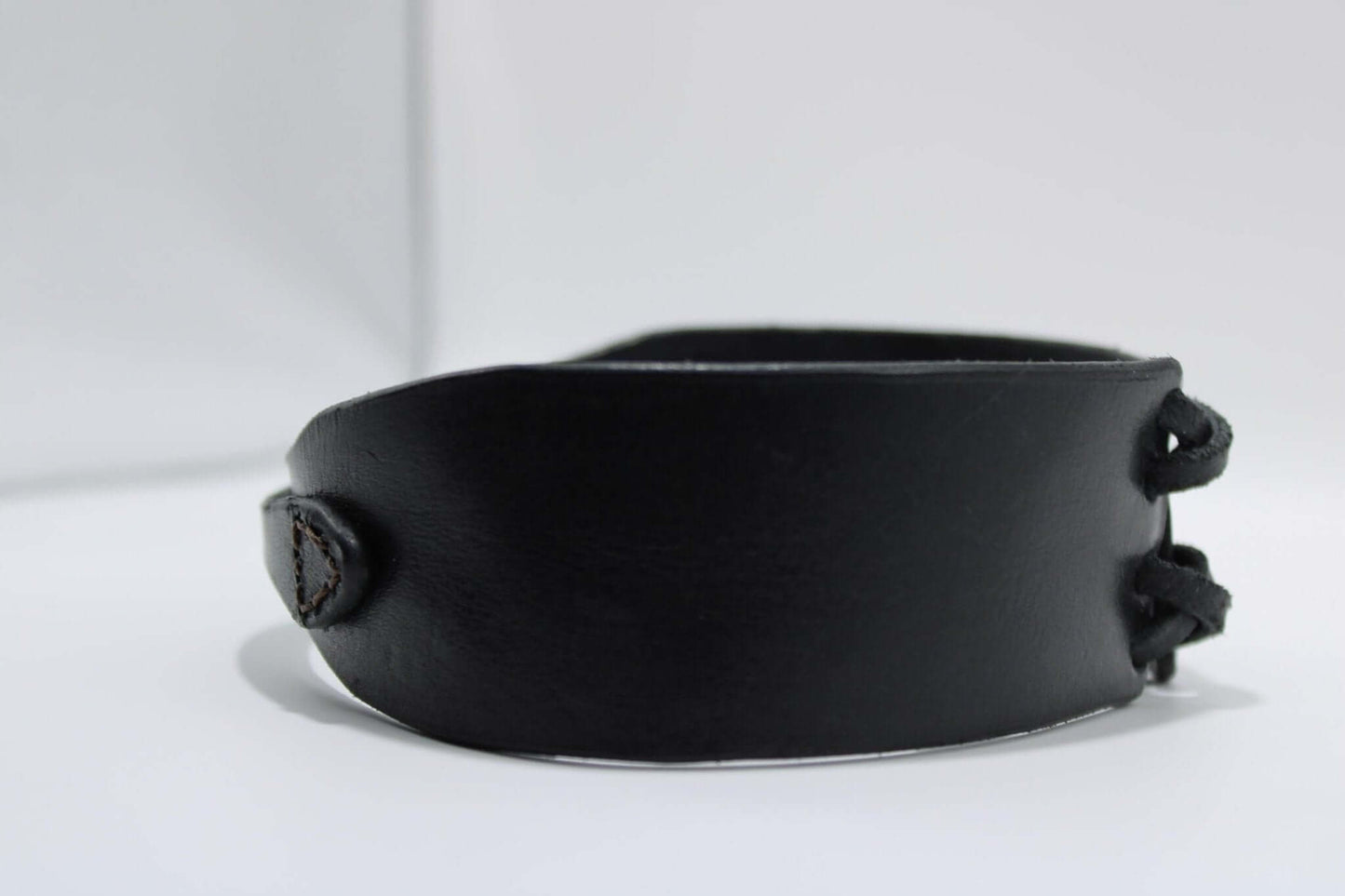Leather Choker Collar for BDSM Roleplay and Fetish Wear-4